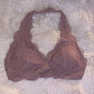 NEW: Gilly Hicks For Hollister Pink Halter Padded Bralette